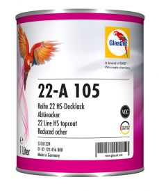 Lak vrchný 22-A 105 1L/bal.