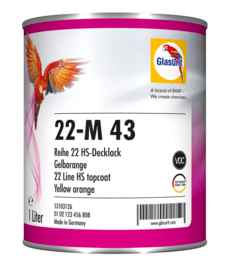 Lak vrchný 22-M 43 1L/bal.